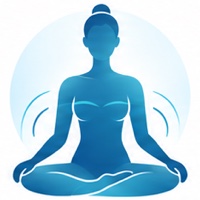 Ilustração de uma pessoa sentada em meditação