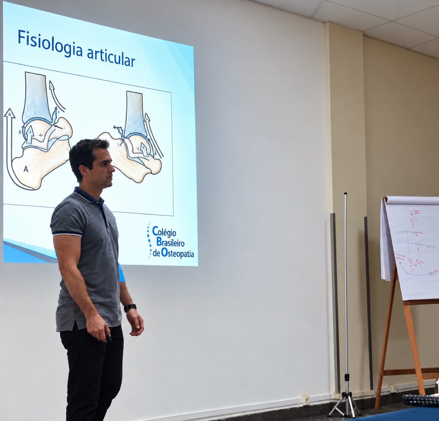 Bruno Amoroso Borges palestrando na UniFAJ